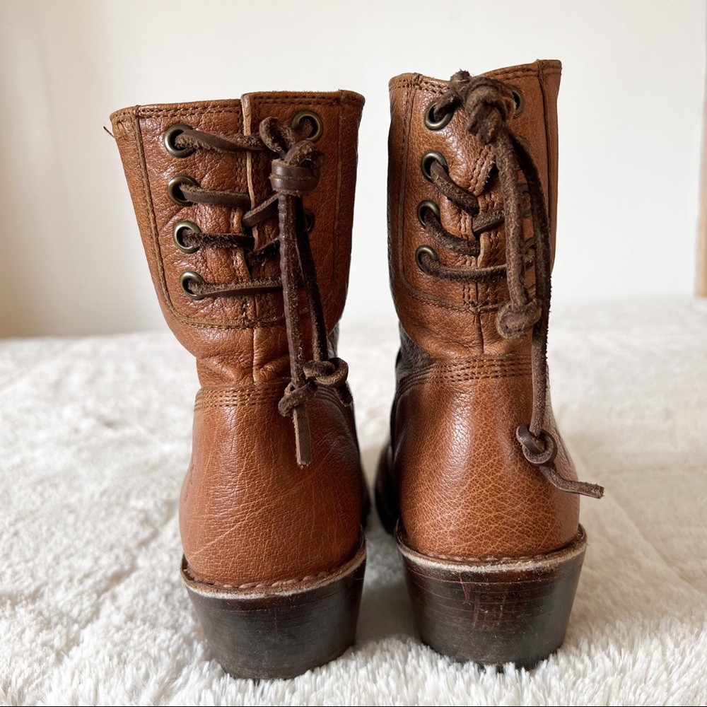 Frye 'Carmen' Back Lace Short Ankle Boot - Picture 7 of 11